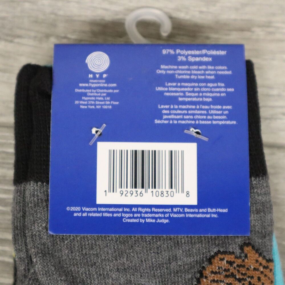 Loot Crate Wear X5 Pairs Animated TV Mix and Match Adult Non-Slip Socks - Picture 12 of 12